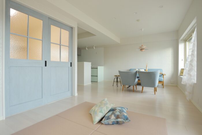 リフォーム施工事例：フルリフォーム　シンプルフレンチシックリフォーム