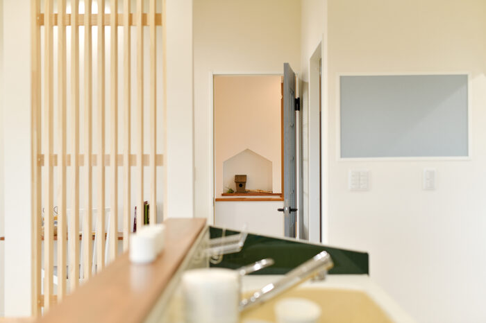 リフォーム施工事例：亘理郡　アクセントグリーンが映える空間にリフォーム