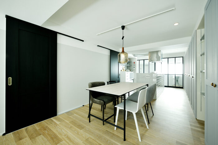 リフォーム施工事例:自然素材をあしらったシンプルフレンチリフォーム