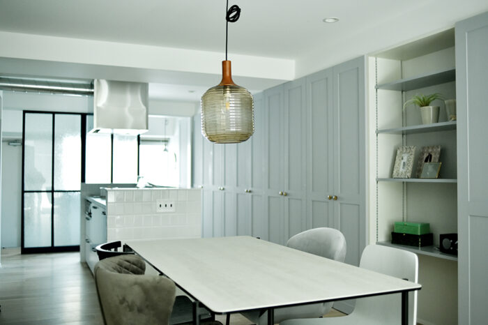 リフォーム施工事例:自然素材をあしらったシンプルフレンチリフォーム