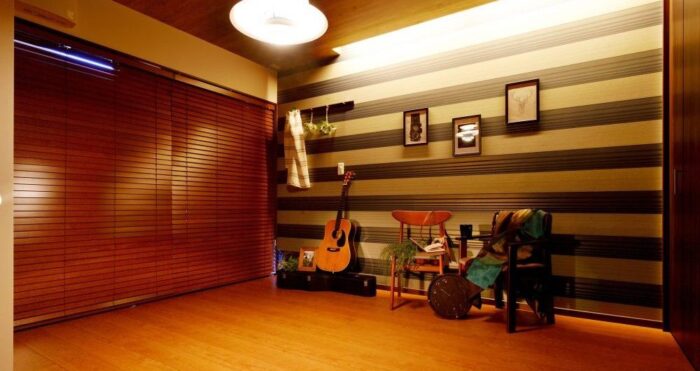 リフォーム施工事例:柴田郡大河原町 照明とクロスで魅せるこだわりの個室リフォーム