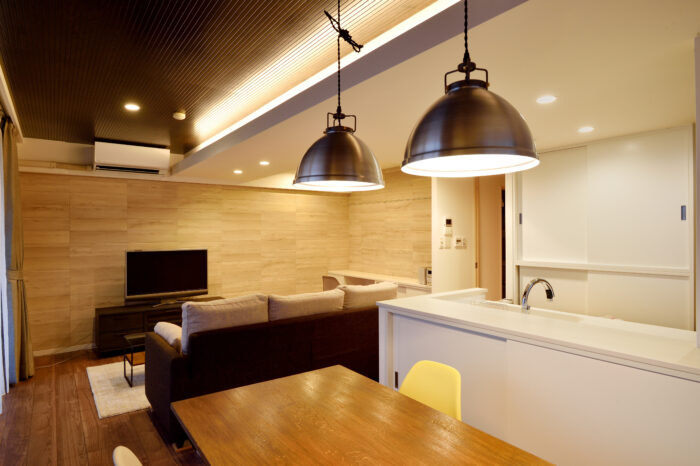 リフォーム施工事例：仙台市宮城野区　LDKリフォーム　落ち着きある大人のLDK