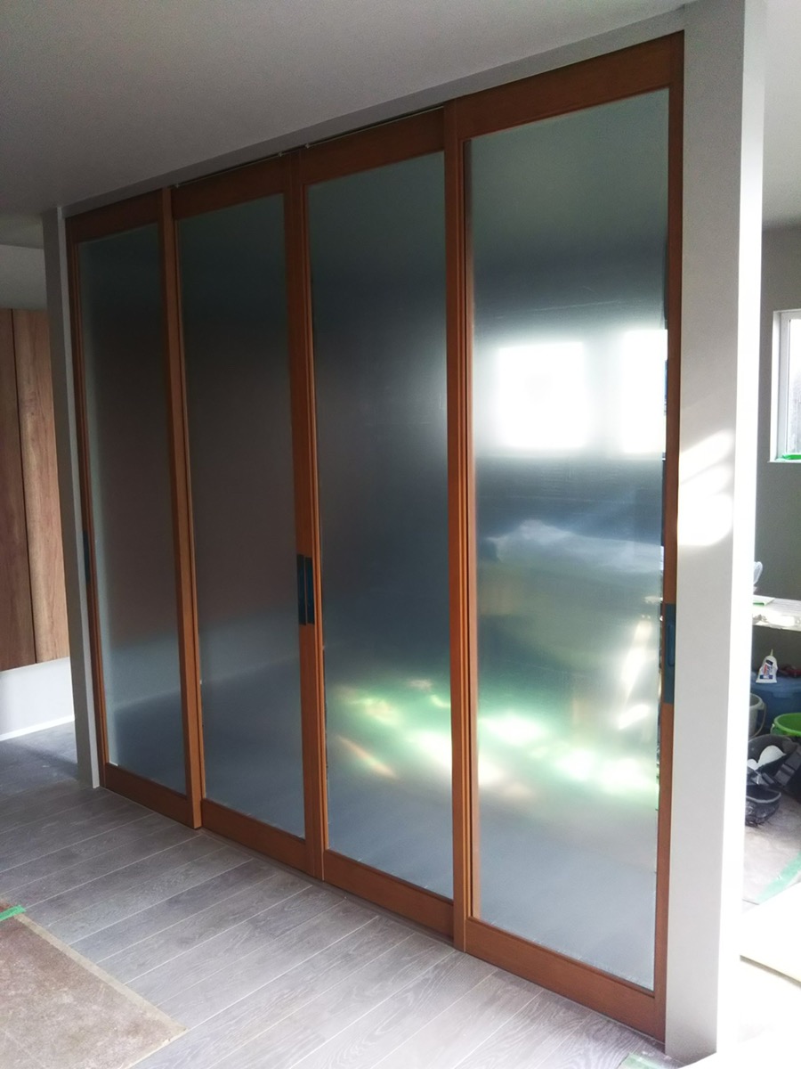 ナノハナ様専用 木製引き戸 8枚 4枚引戸の造作建具 | 仙台市・ ナノハナ様専用 木製引き戸 8枚 4枚引戸の造作建具 | 仙台市・
