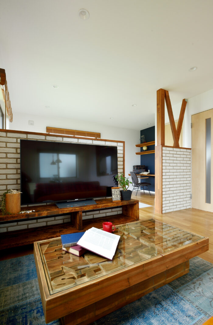 リフォーム施工事例：LDKリフォーム　アメリカンヴィンテージハウス