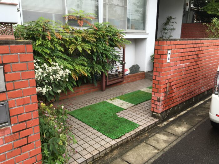 リフォーム施工事例：仙台市泉区　モダンエクステリア Before