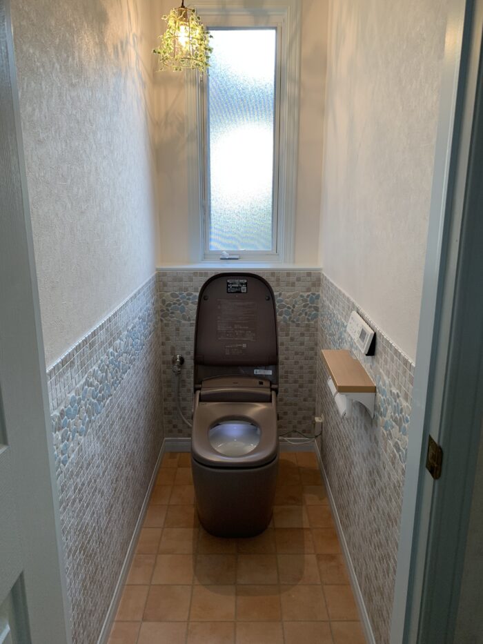 リフォーム施工事例:名取市 こだわりの爽やかトイレ空間。 After