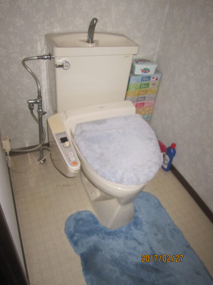 リフォーム施工事例：仙台市　和のくつろぎが感じられるトイレリフォーム Before