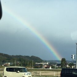 オノヤ 仙台南リフォームショールーム ブログ「こんなきれいな虹が出ていました！」