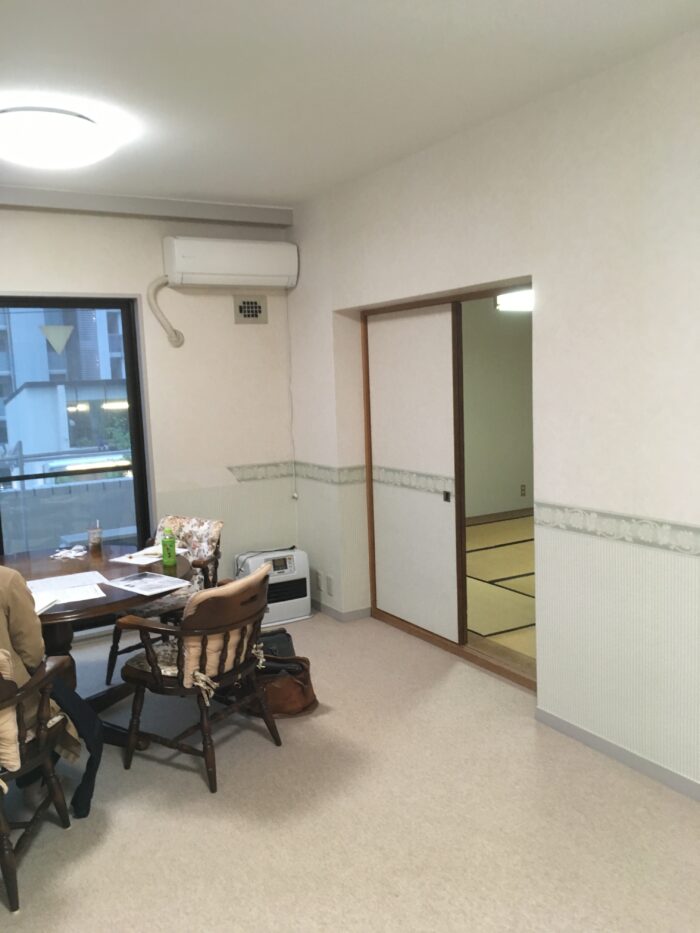 リフォーム施工事例：仙台市青葉区　LDKリフォーム　格子が奏でるモダンリビング Before