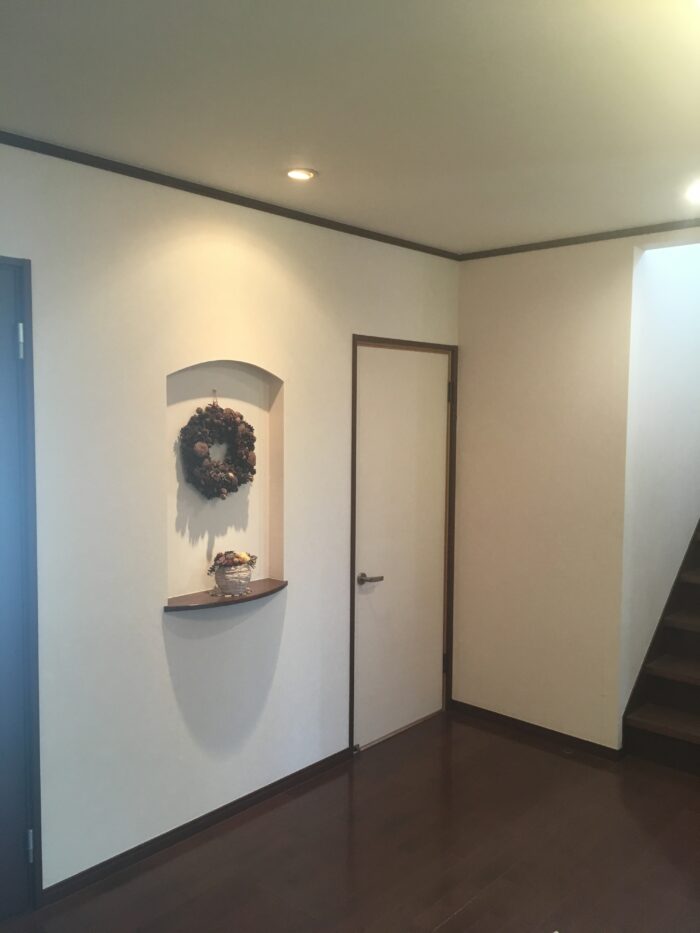 リフォーム施工事例：内装リフォームで玄関にアクセントタイルを！ Before