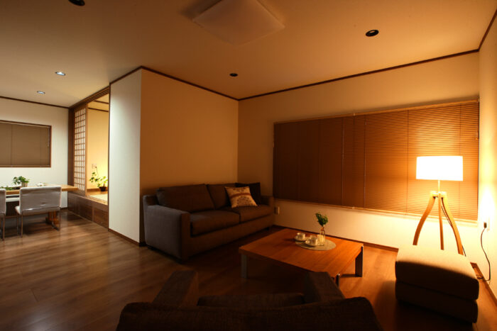 リフォーム施工事例：LDKリフォーム　収納のある和の家