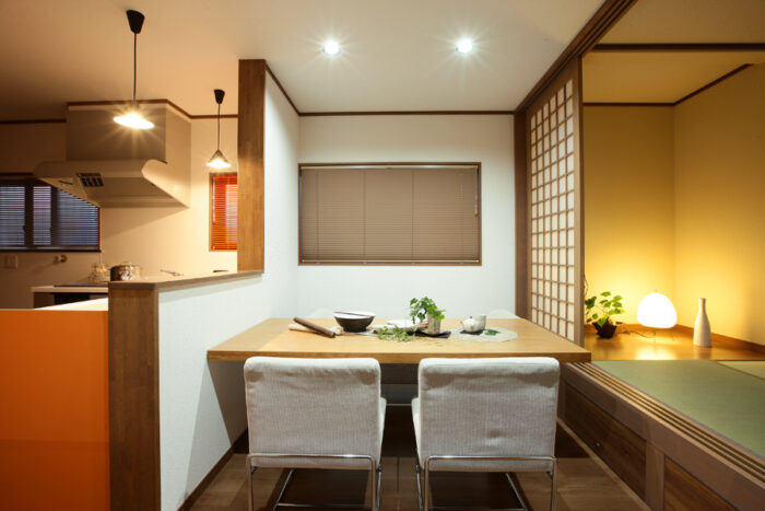 リフォーム施工事例：LDKリフォーム　収納のある和の家