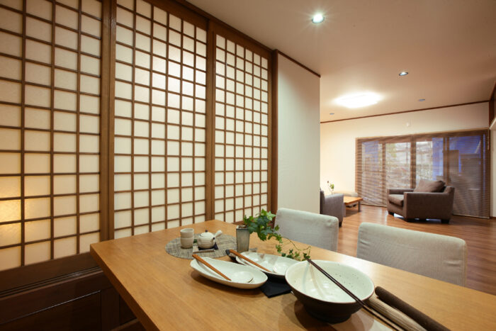 リフォーム施工事例：LDKリフォーム　収納のある和の家