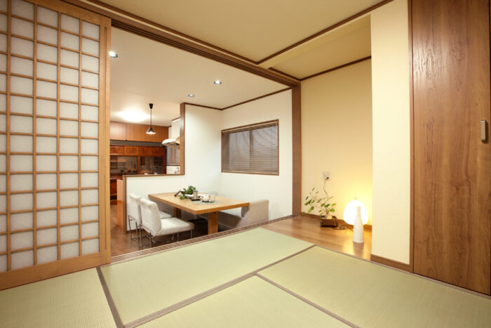 リフォーム施工事例：LDKリフォーム　収納のある和の家