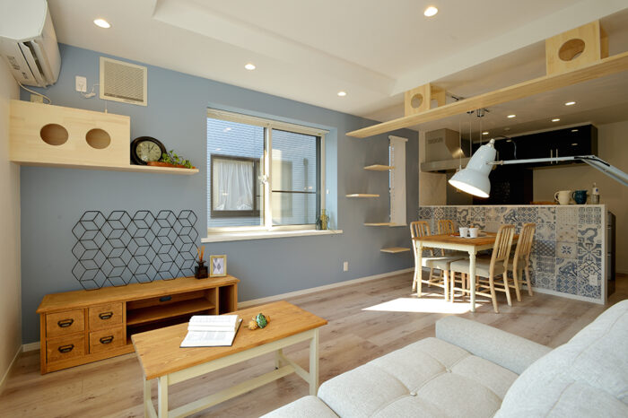 リフォーム施工事例:仙台市 猫と暮らすフレンチテイスト