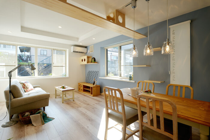 リフォーム施工事例:仙台市 猫と暮らすフレンチテイスト