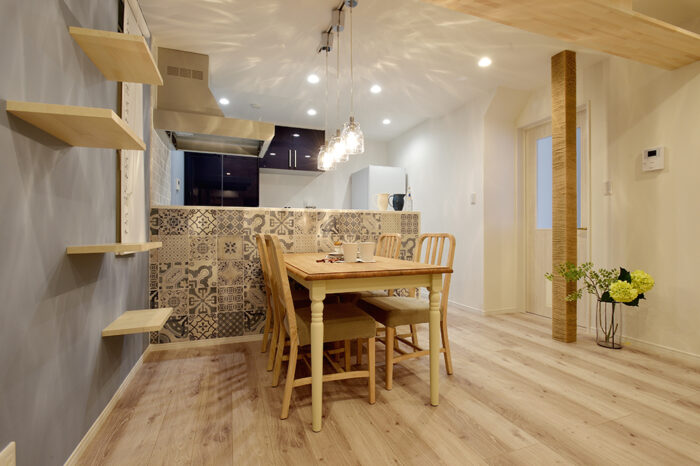 リフォーム施工事例:仙台市 猫と暮らすフレンチテイスト