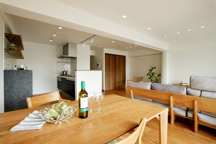 リフォーム施工事例：仙台市　暮らしに合わせて変化する空間