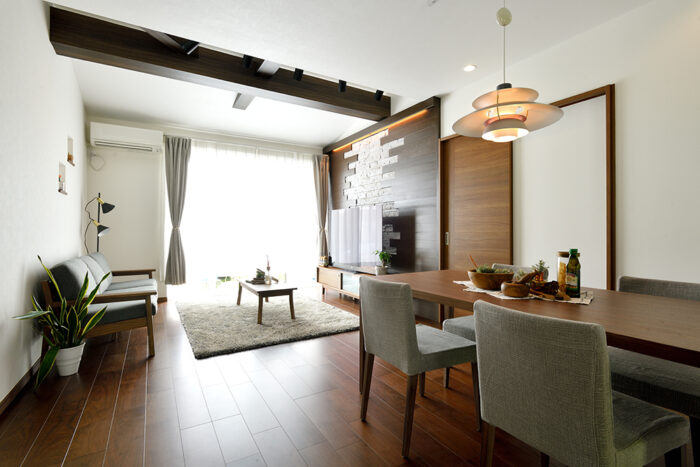 リフォーム施工事例：名取市　シンプルかつスタイリッシュな空間へリフォーム