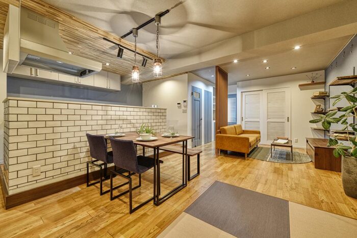 リフォーム施工事例：岩沼市　個性あふれるミックステイストLDKリフォーム