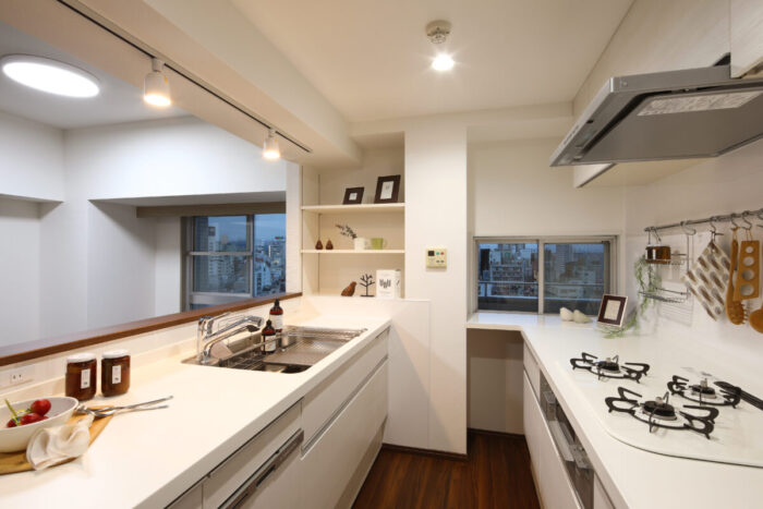 リフォーム施工事例:開放的な明るいキッチンへリフォーム