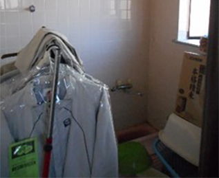 リフォーム施工事例：クールなお風呂リフォーム Before