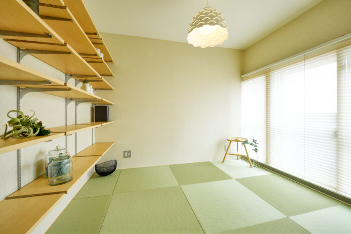 リフォーム施工事例:仙台市宮城野区 和の要素を洋に置き換えた、洋風和寝室へのリフォーム