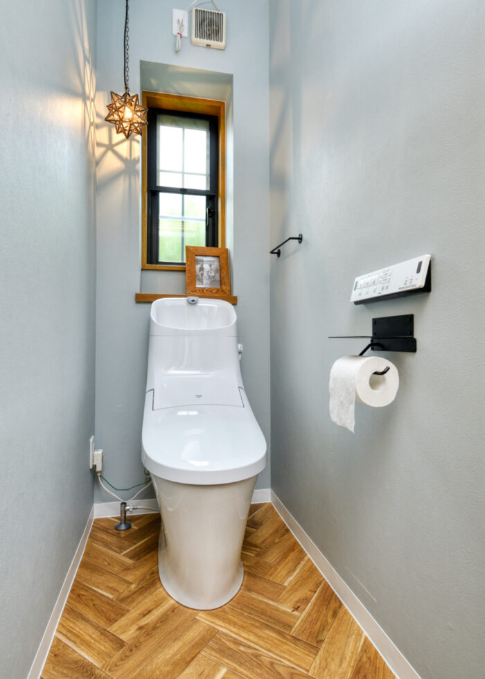 リフォーム施工事例：仙台市　リフォームでトイレに遊び心を