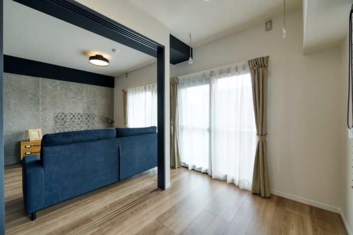 リフォーム施工事例：仙台市若林区　限りある空間も表情で遊ぶLDKリフォーム