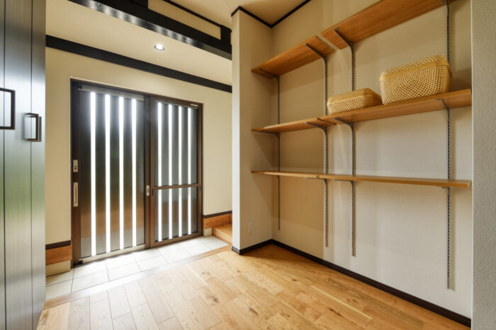 リフォーム施工事例:黒川郡大和町 古民家の玄関ホールリフォーム