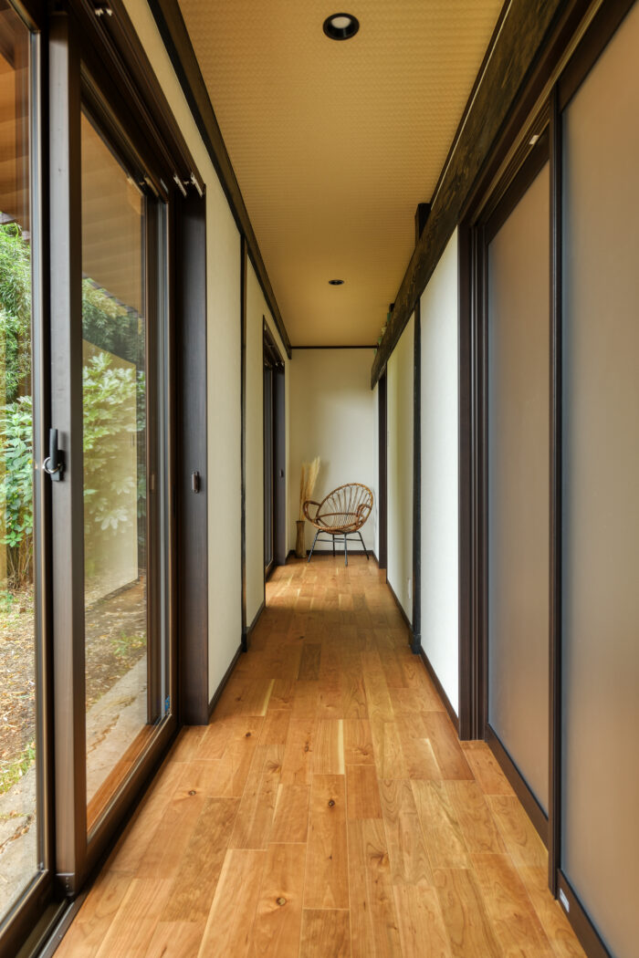 リフォーム施工事例:黒川郡大和町 古民家の玄関ホールリフォーム