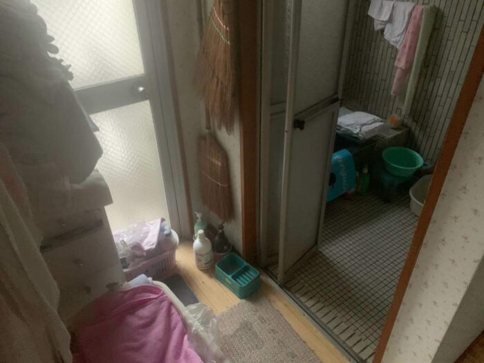 リフォーム施工事例：仙台市若林区　シックで大人な雰囲気のバスルーム Before