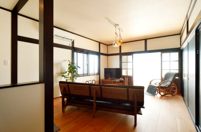 リフォーム施工事例:仙台市太白区 大正モダン風のLDK