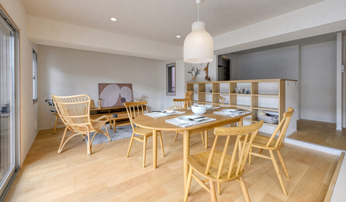 リフォーム施工事例：仙台市宮城野区　明るく心地よい、現代の和の暮らし After