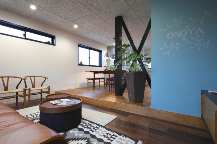 リフォーム施工事例：宇都宮市　異素材アレンジを楽しむ家