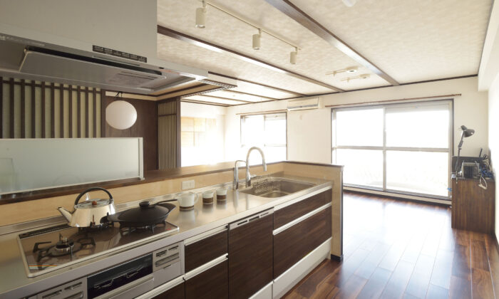 リフォーム施工事例：フルリフォーム　古民家風マンション