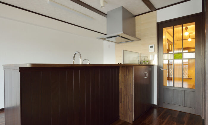 リフォーム施工事例：フルリフォーム　古民家風マンション