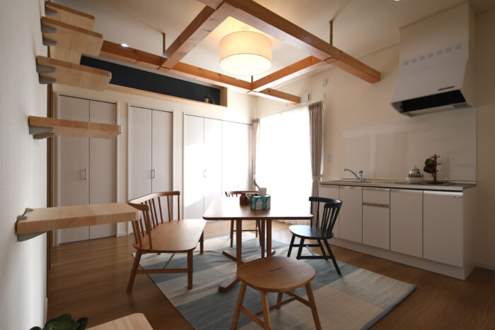 リフォーム施工事例:宇都宮市 リフォームでキャットウォークのあるセカンドリビングを