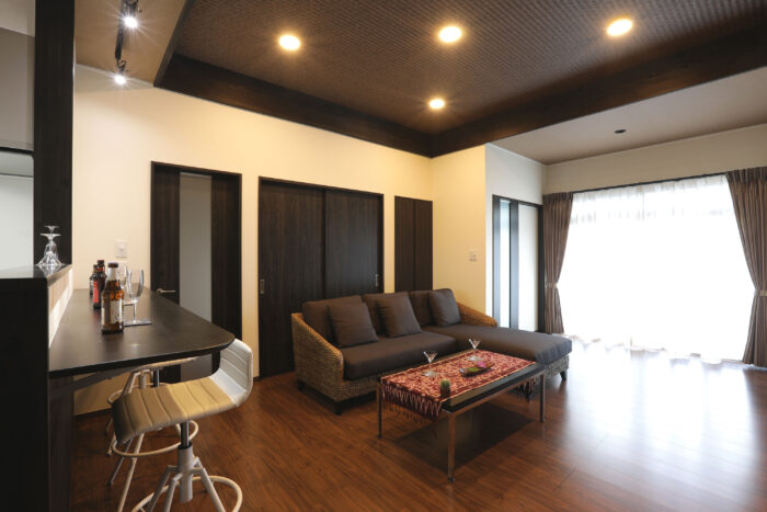 リフォーム施工事例：宇都宮市　リフォームで間取りを一新！モダンアジアン空間