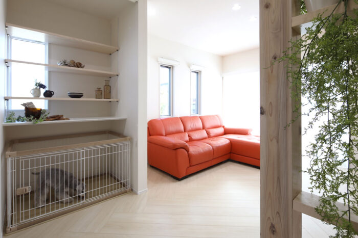 リフォーム施工事例：宇都宮市　愛犬と暮らすホワイトハウス