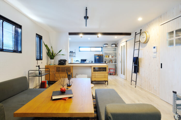 リフォーム施工事例：フルリフォーム　こだわりのつまったヴィンテージハウス