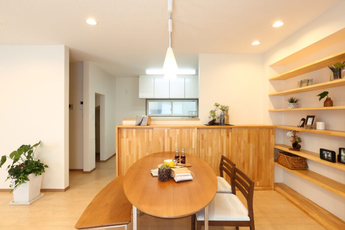 リフォーム施工事例：LDKリフォーム　スッキリスタイルの和み空間