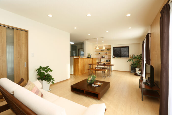 リフォーム施工事例：LDKリフォーム　スッキリスタイルの和み空間