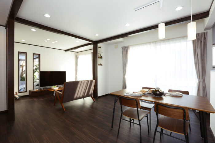 リフォーム施工事例：LDKリフォーム　個人時間を過ごす家