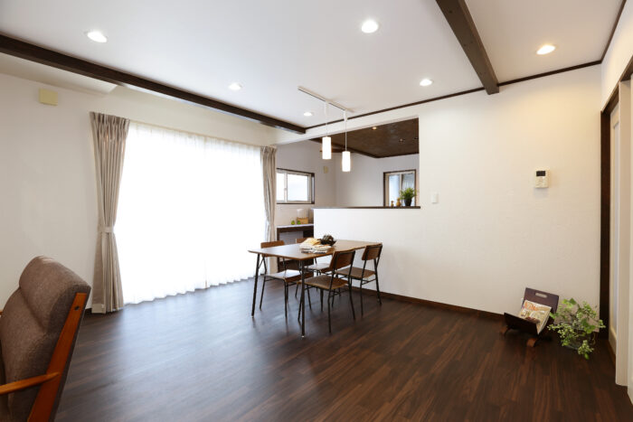 リフォーム施工事例：LDKリフォーム　個人時間を過ごす家