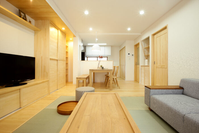 リフォーム施工事例：フルリフォーム　無垢と畳〜ナチュラルリノベーション〜