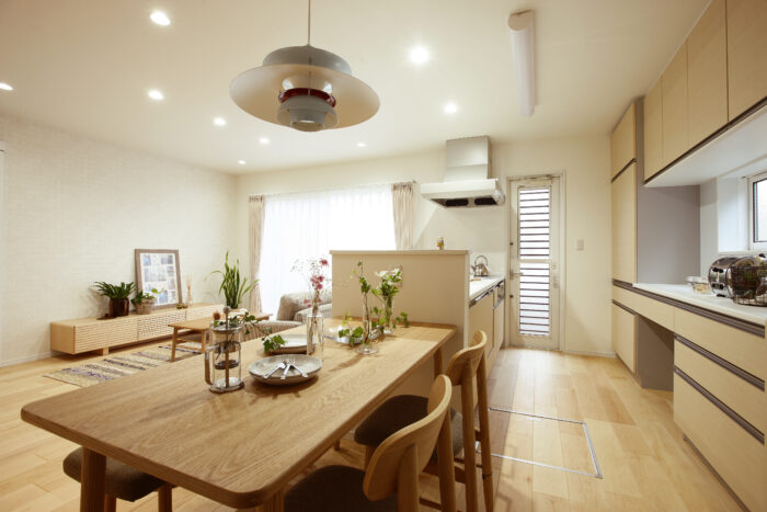 リフォーム施工事例：フルリフォーム　おだやかに暮らす　開放的なLDK