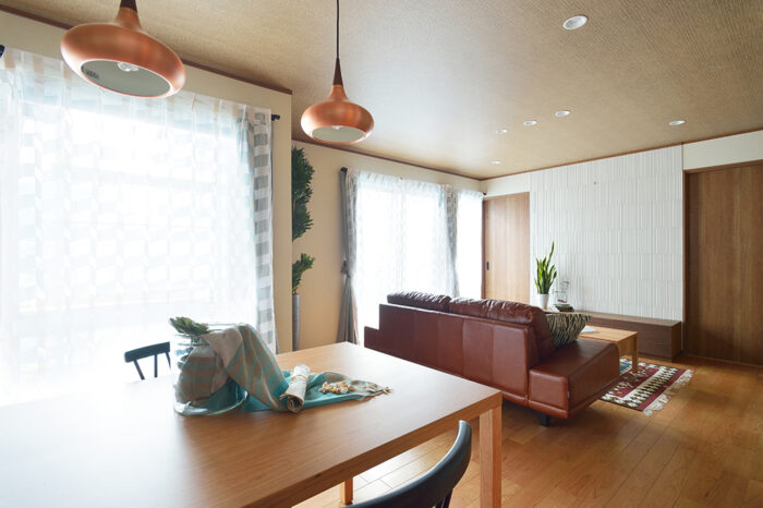 リフォーム施工事例：フルリフォーム　二人のゆったりくつろげる空間