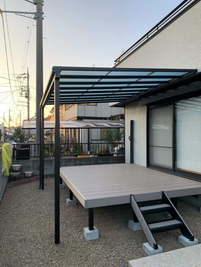 リフォーム施工事例：宇都宮市　バーベキューが楽しめる庭へエクステリアリフォーム