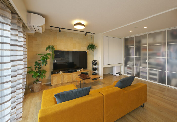 リフォーム施工事例：宇都宮市　カフェのような寛ぎの空間へLDKリフォーム